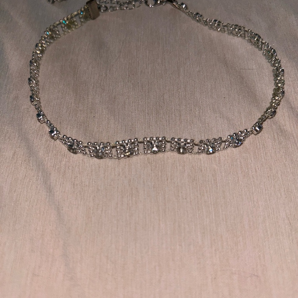 Sparkling Rhinestone Choker Necklace